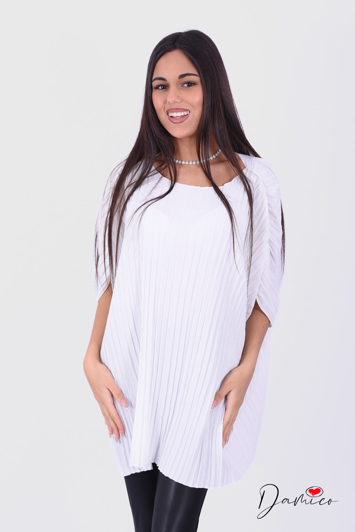 Blusa plissettata egg