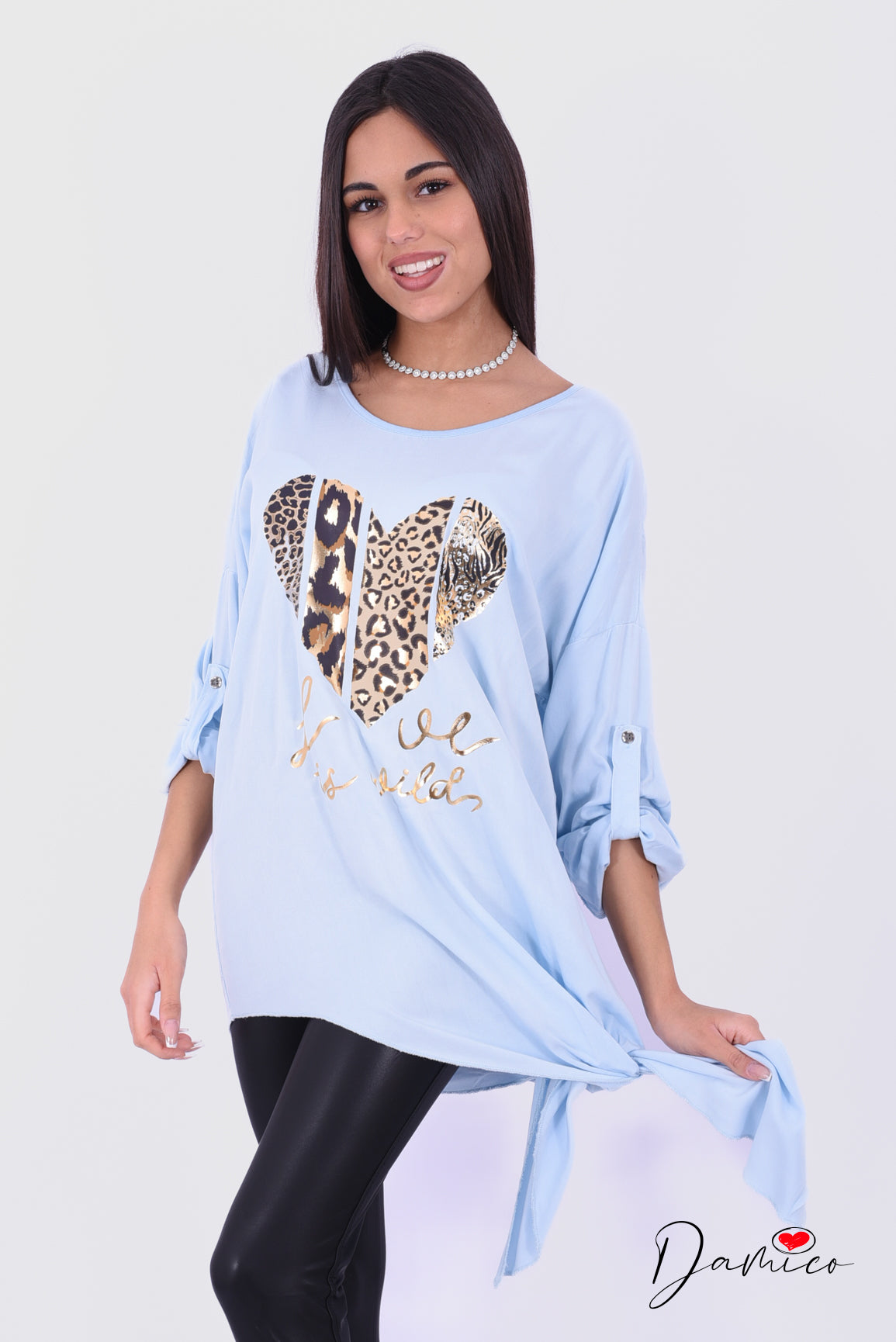 Maglia over cuore leo