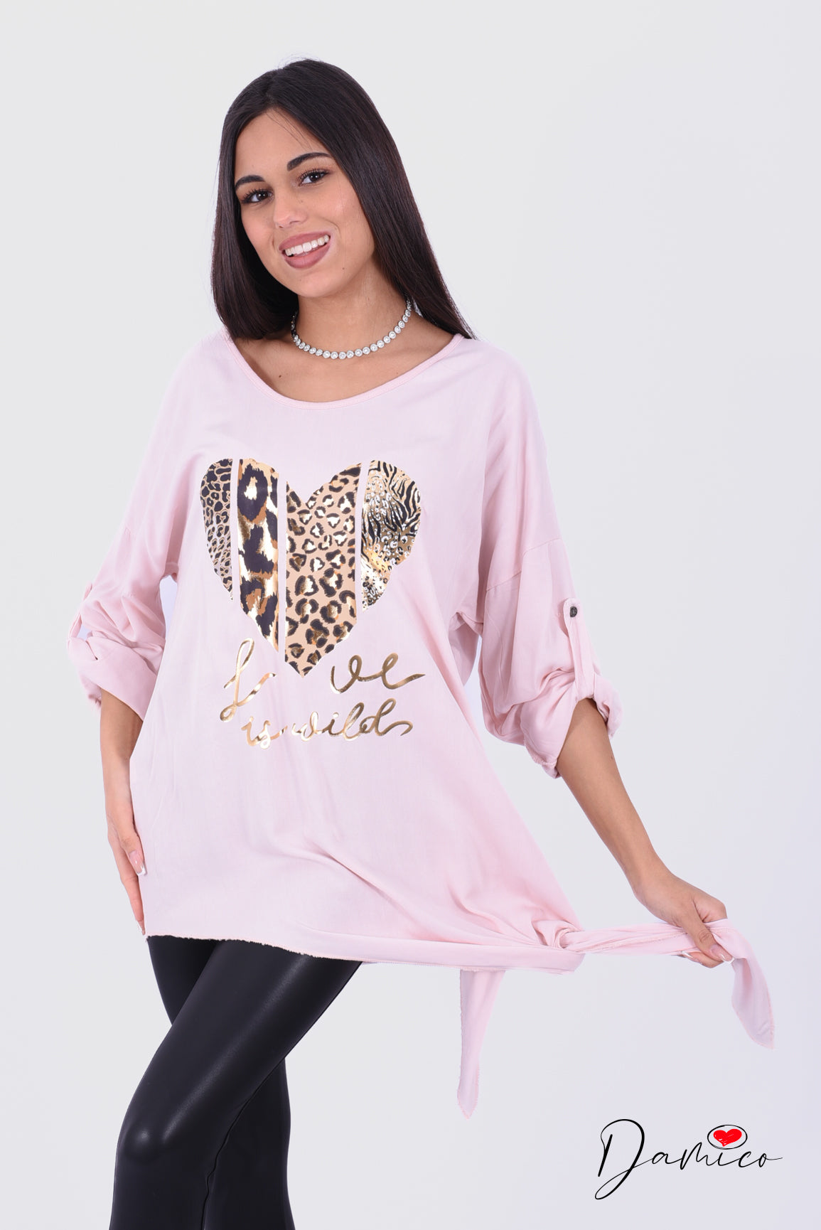 Maglia over cuore leo