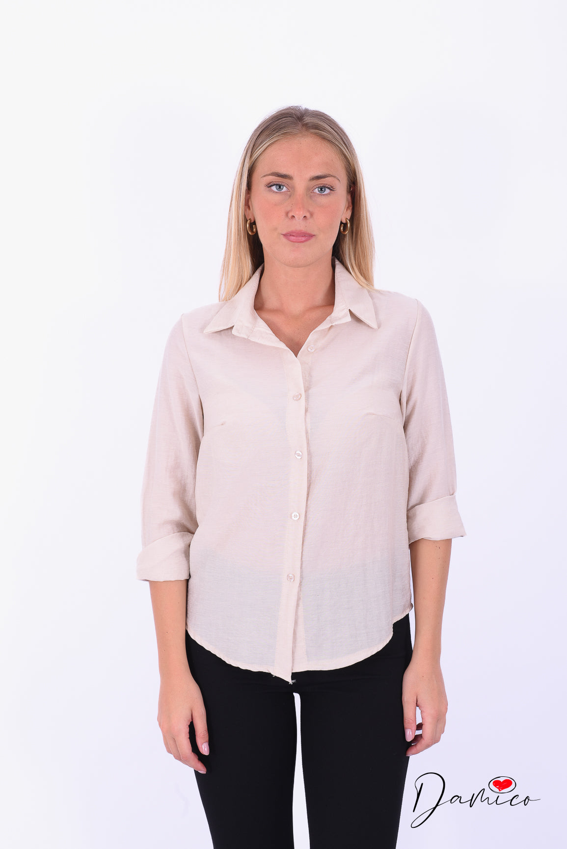 Camicia con pinces