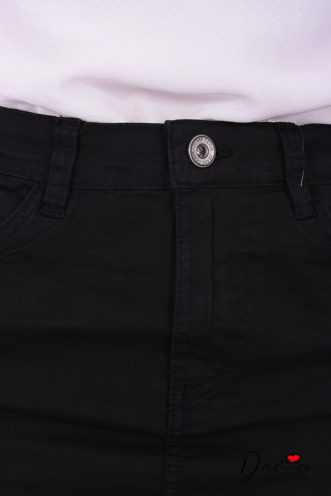 Gonna cargo di jeans
