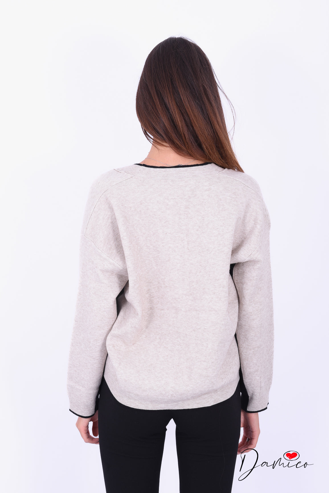 Cardigan bottoni oro