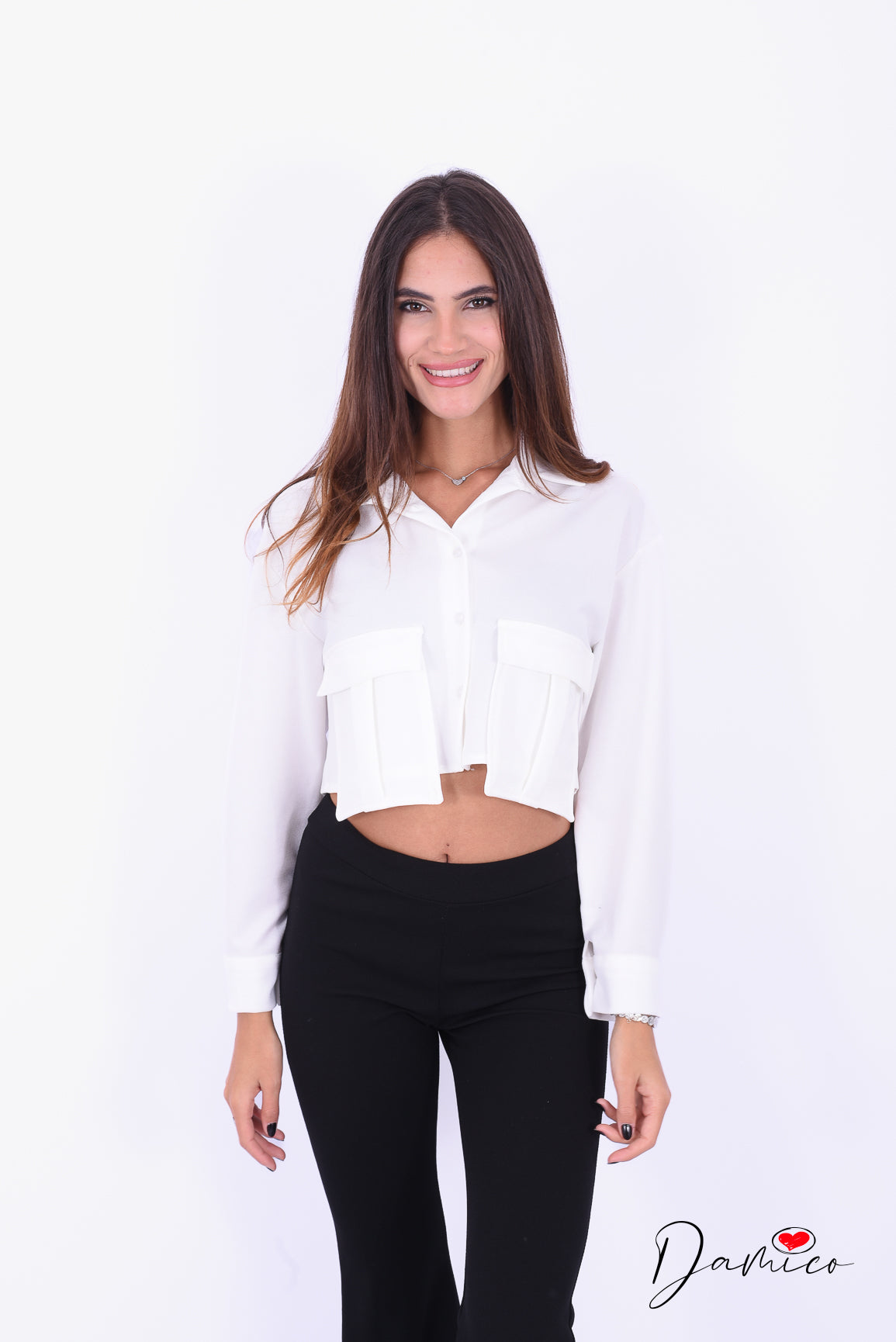 Camicia con tasconi