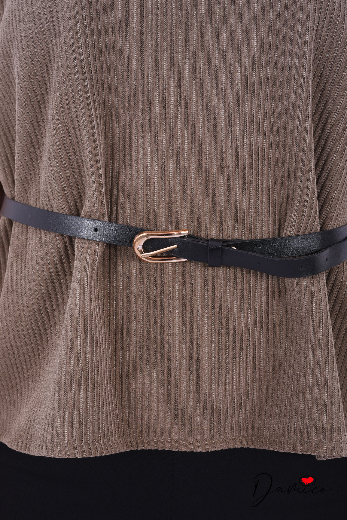 Gilet costinato