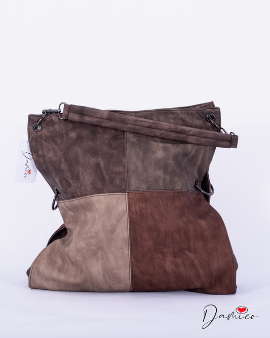 Borsa silver ring color block