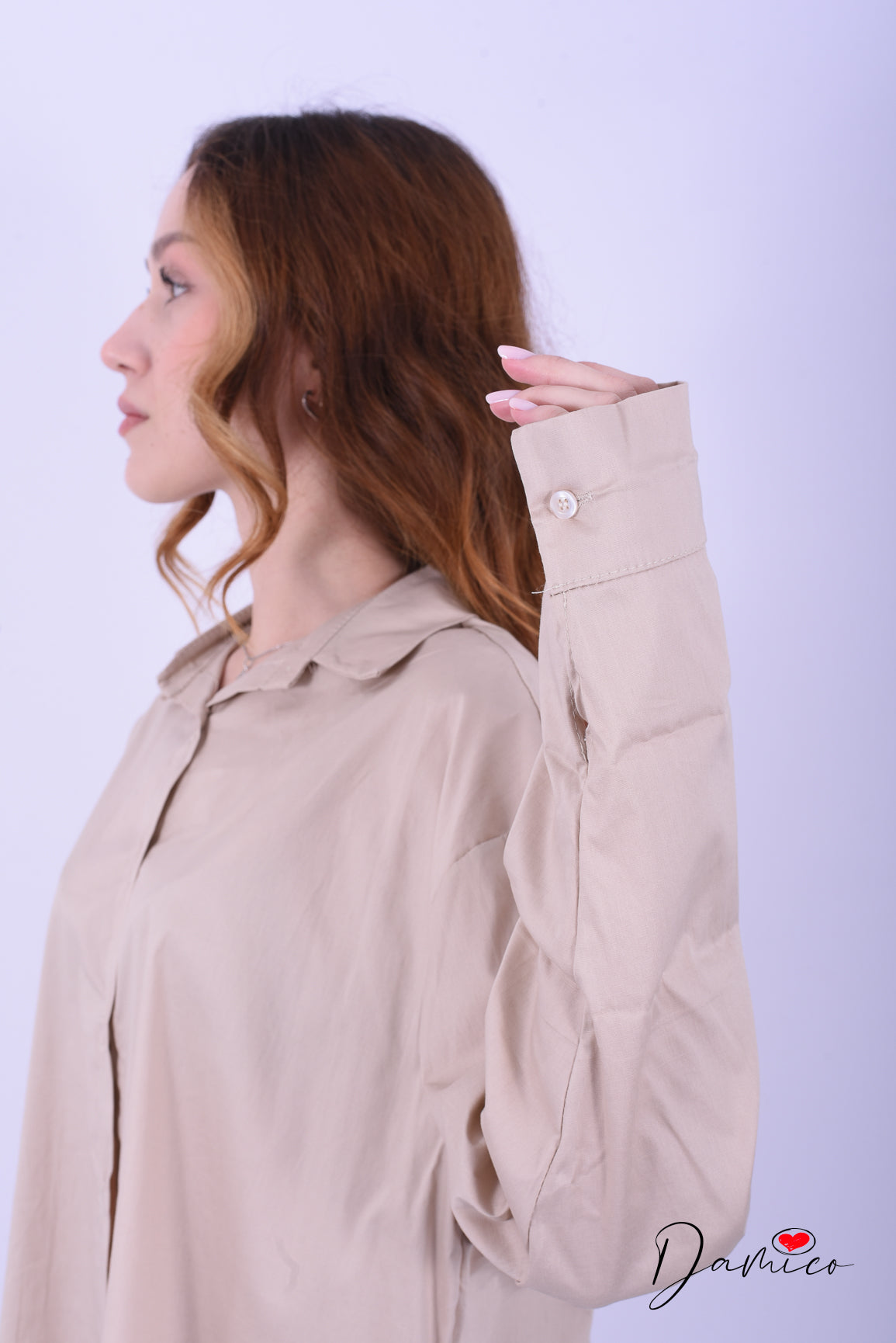 Camicia over basic cotone