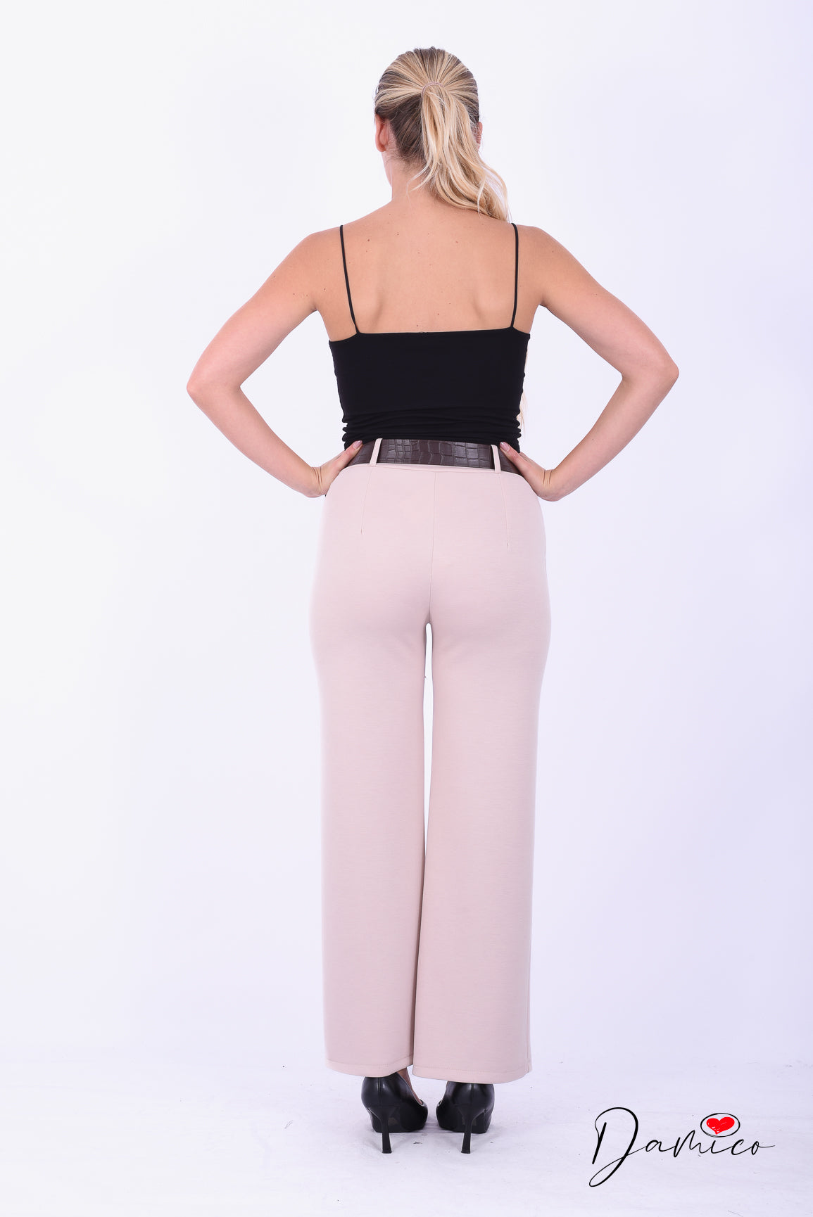 Pantalone cintura Animalier
