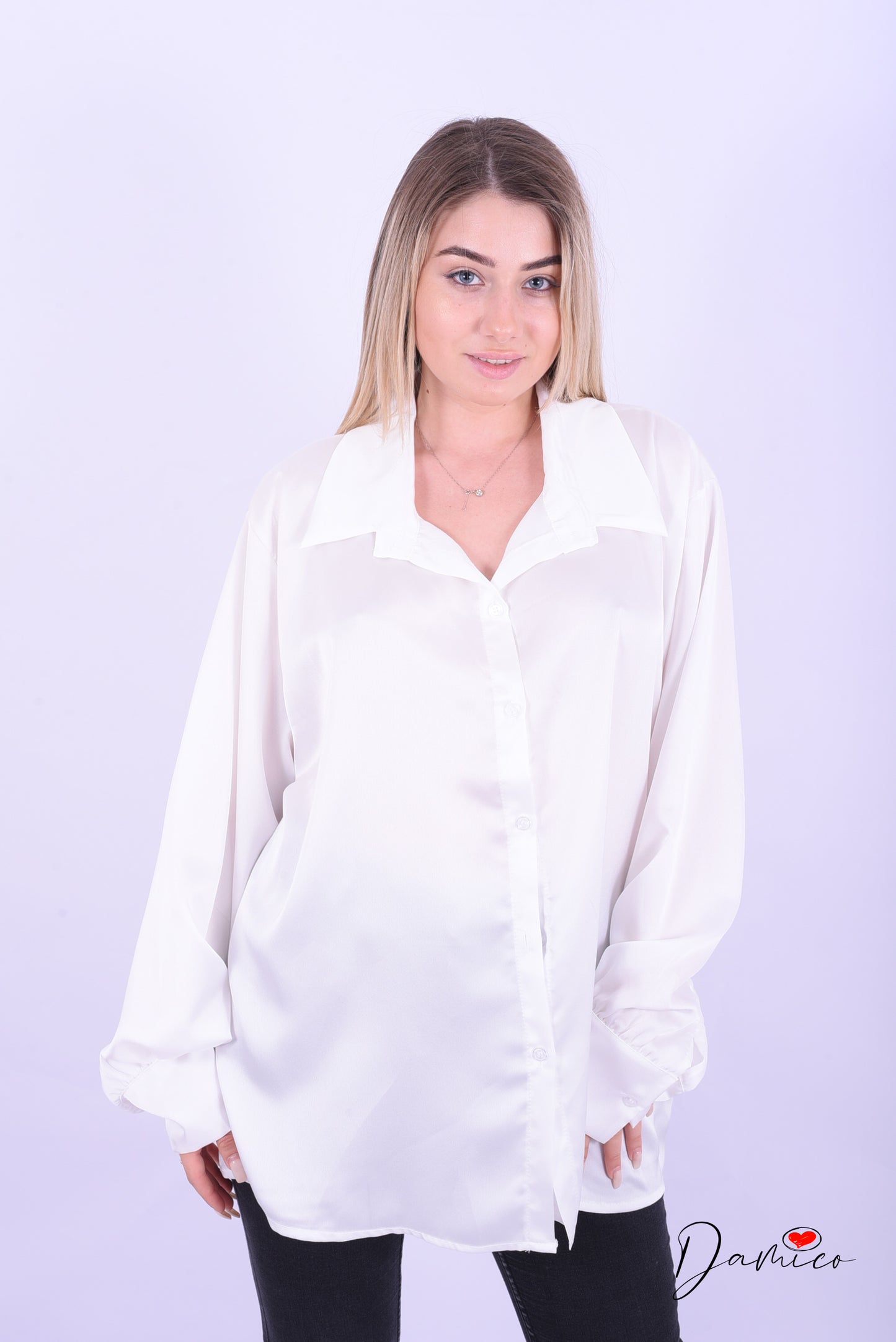 Camicia over satin