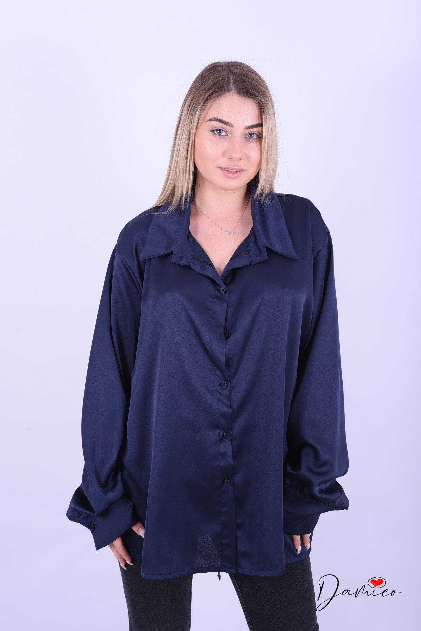 Camicia over satin