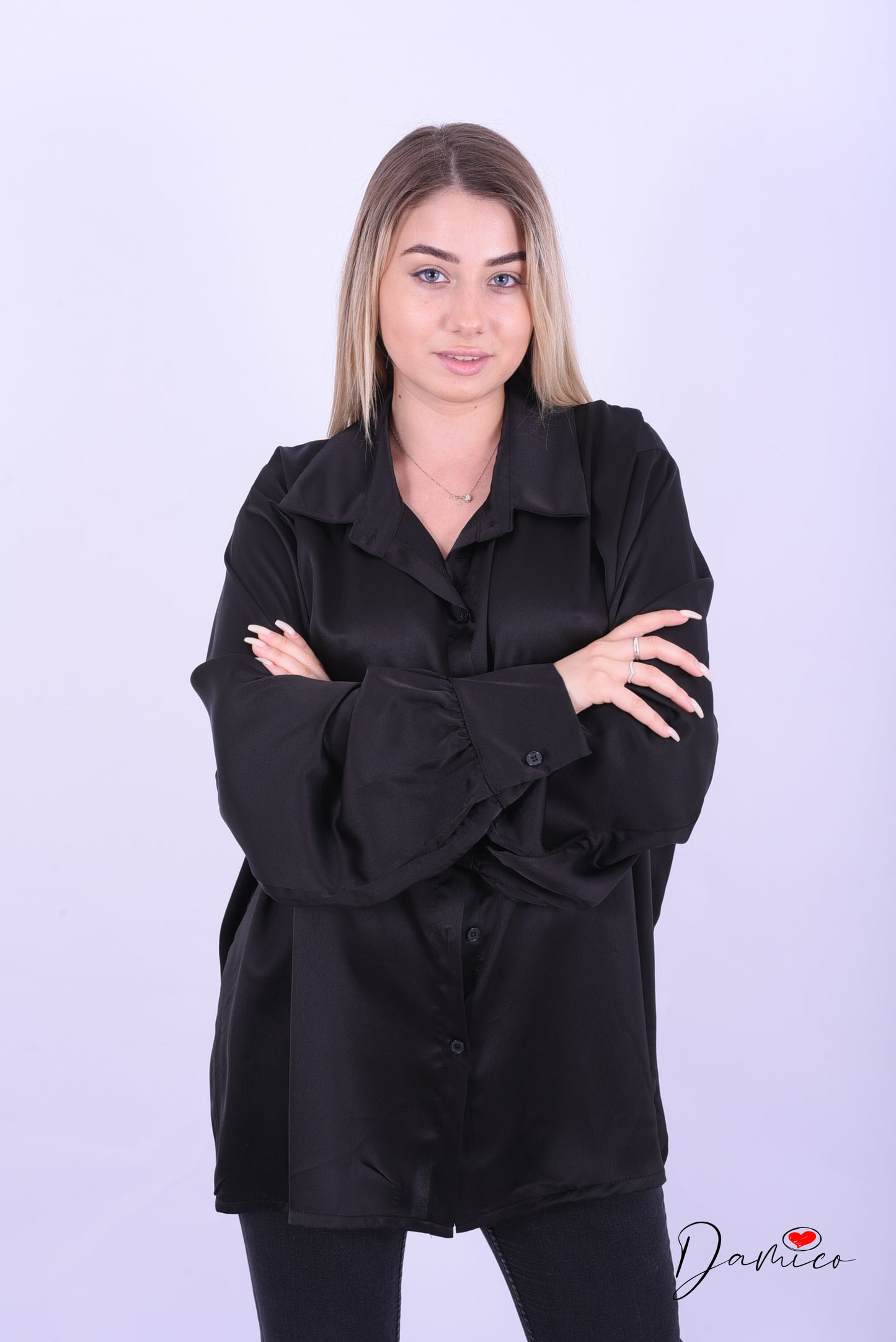 Camicia over satin