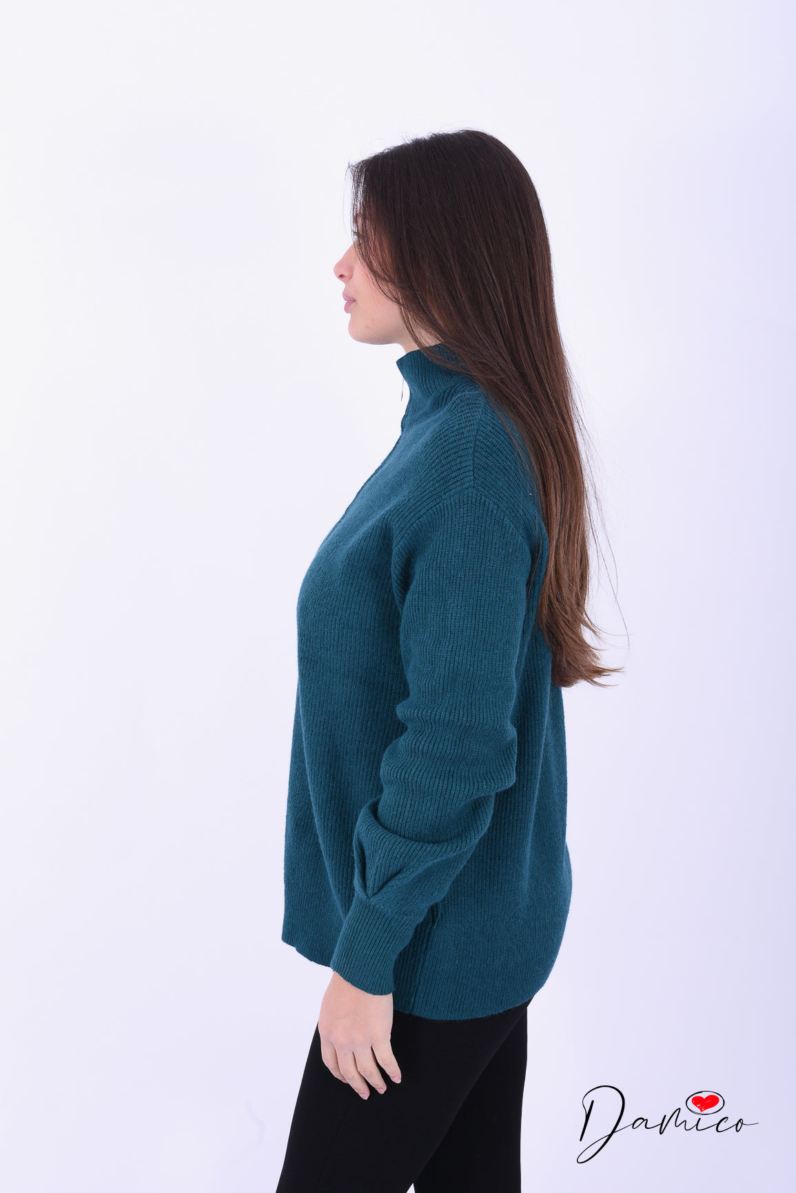 Cardigan costine zip