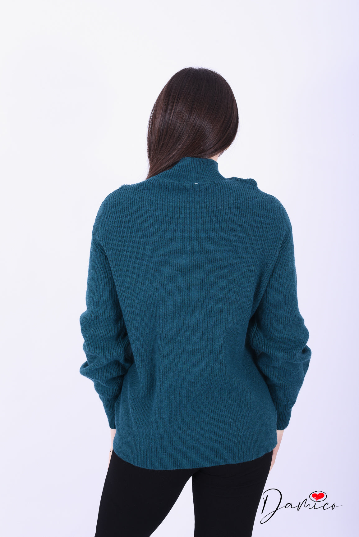 Cardigan costine zip