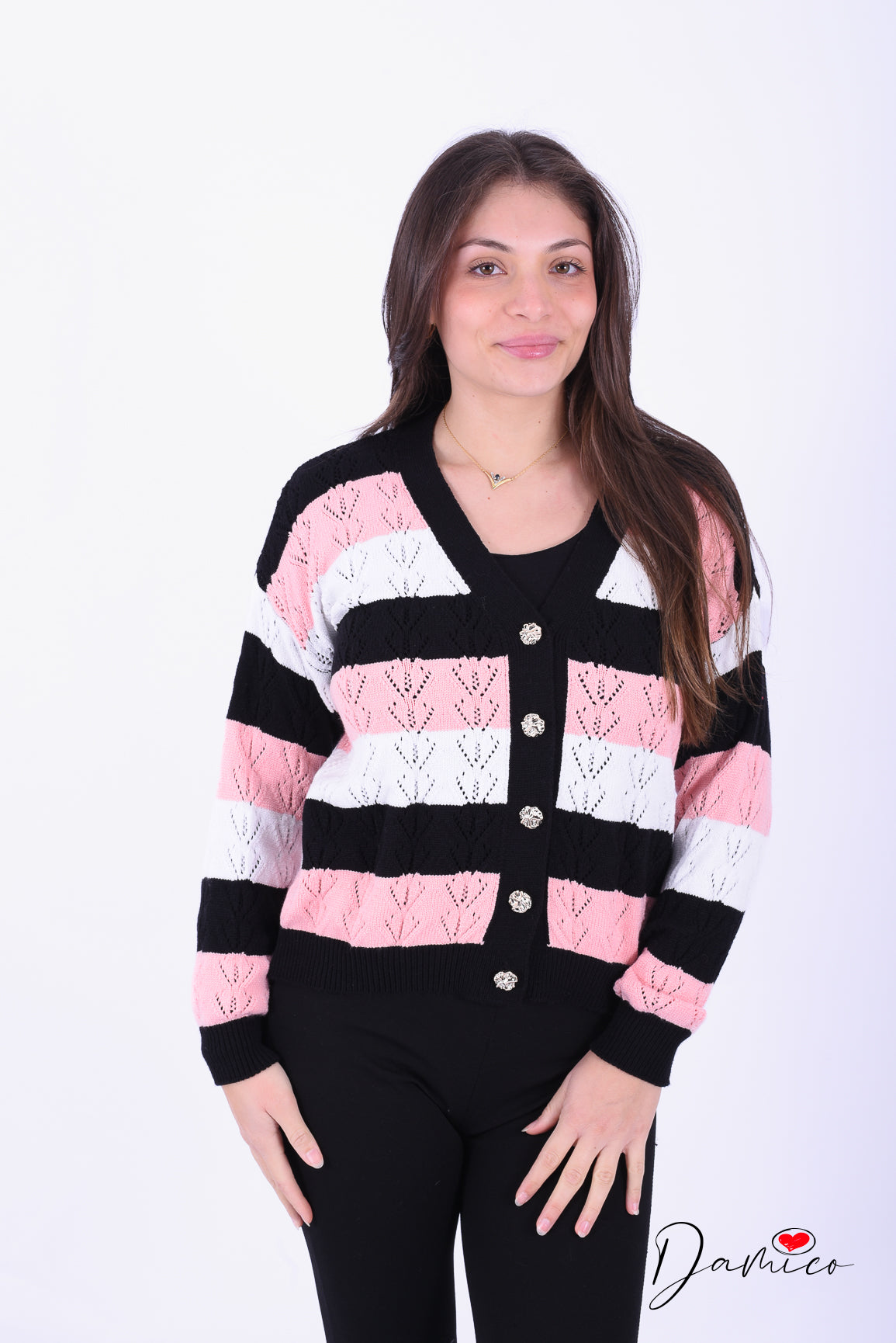 Cardigan tris stripes