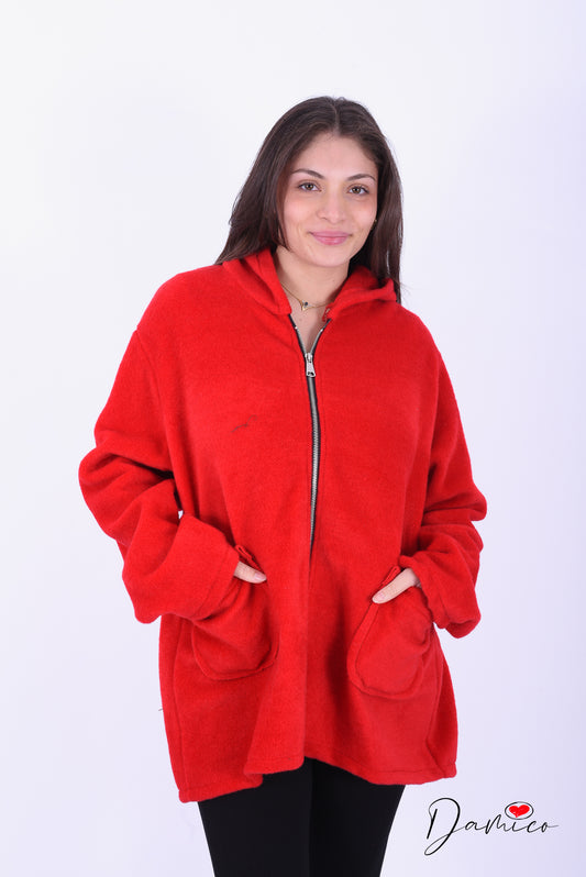 Giacca soft over zip