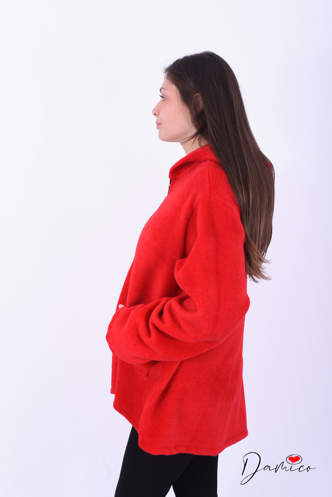 Giacca soft over zip