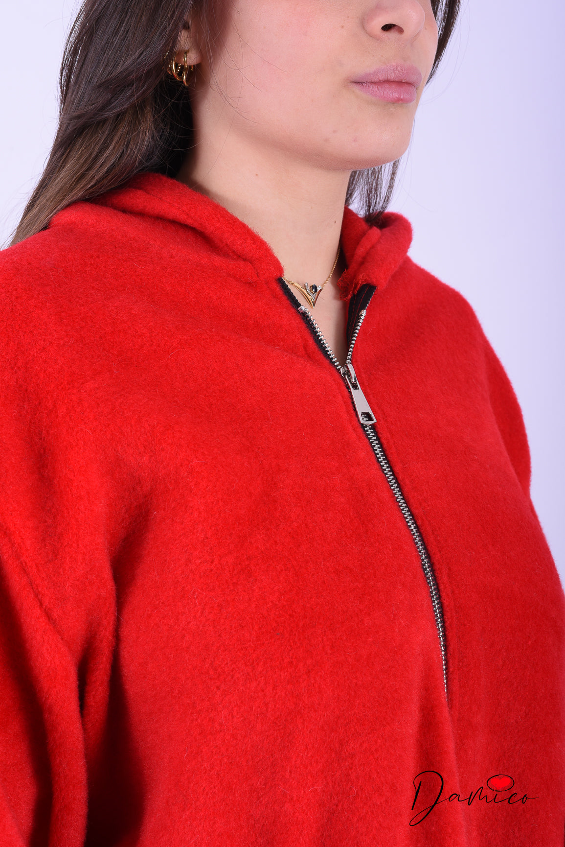 Giacca soft over zip