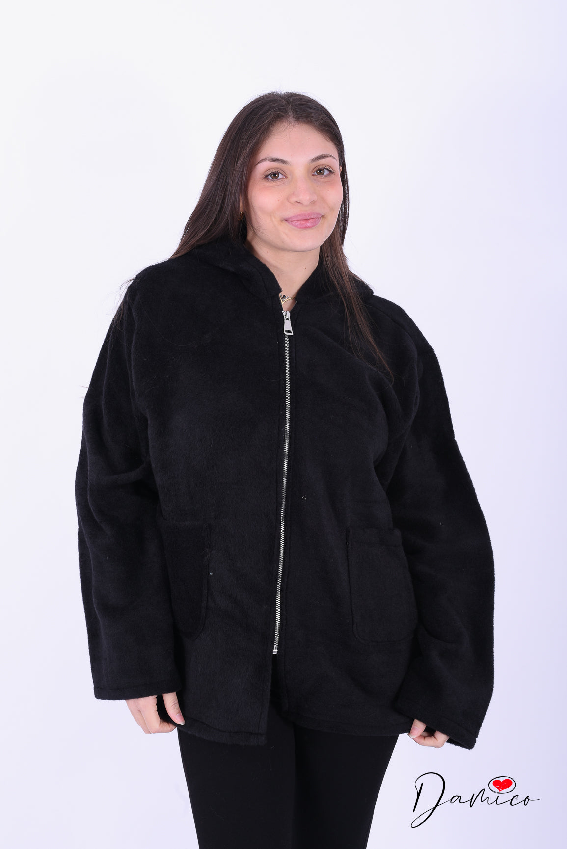 Giacca soft over zip