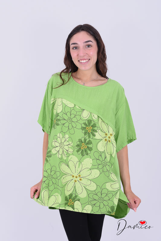 Maglia con margherite