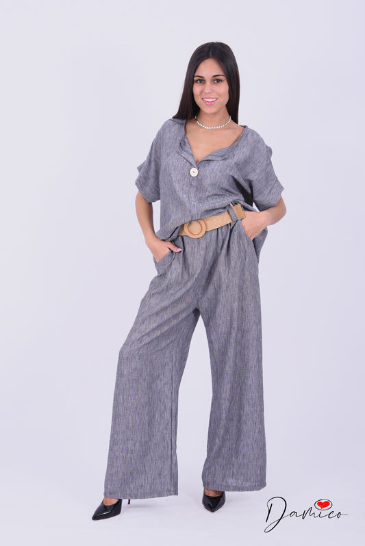 Coordinato blusa e Panta Palazzo