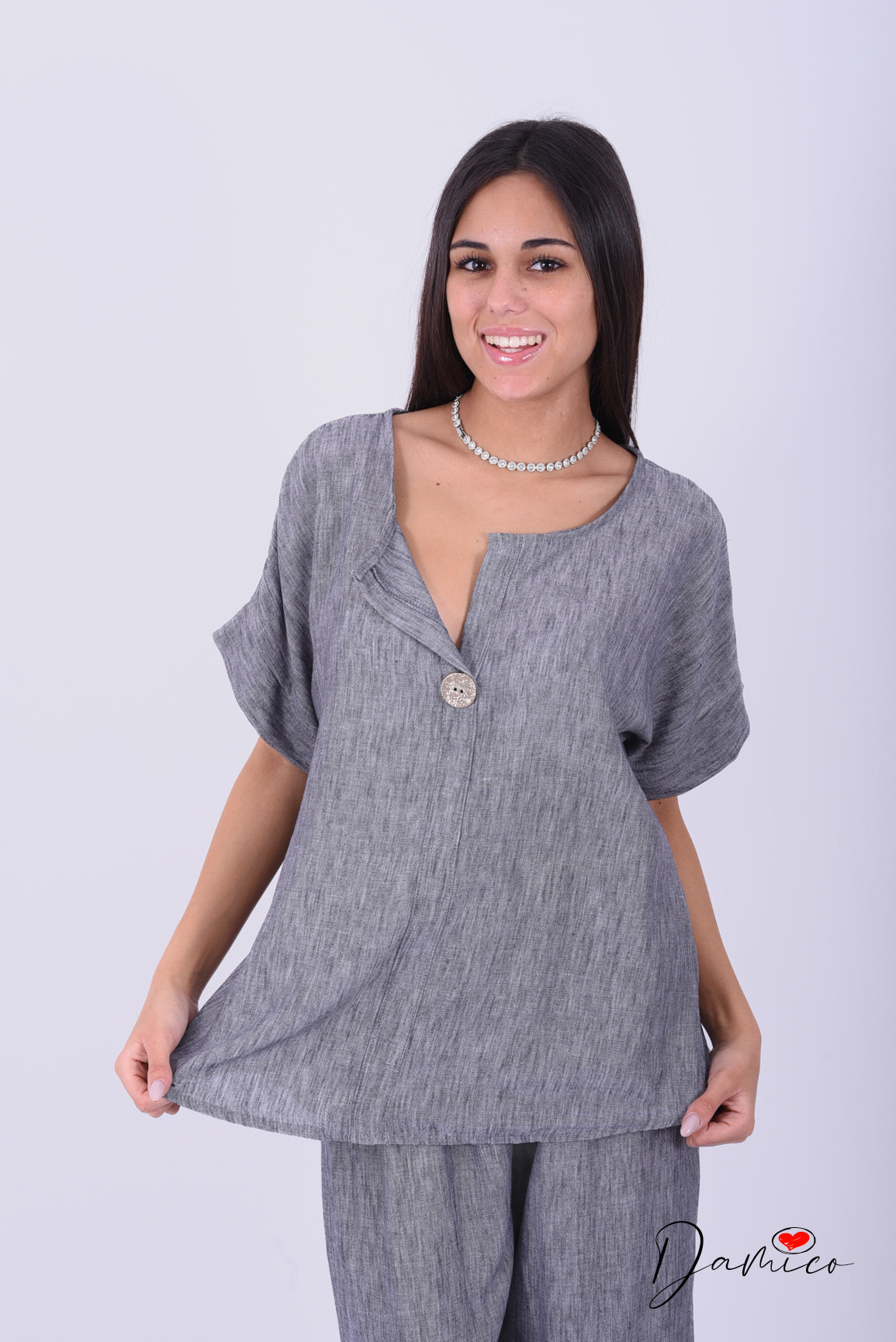 Coordinato blusa e Panta Palazzo