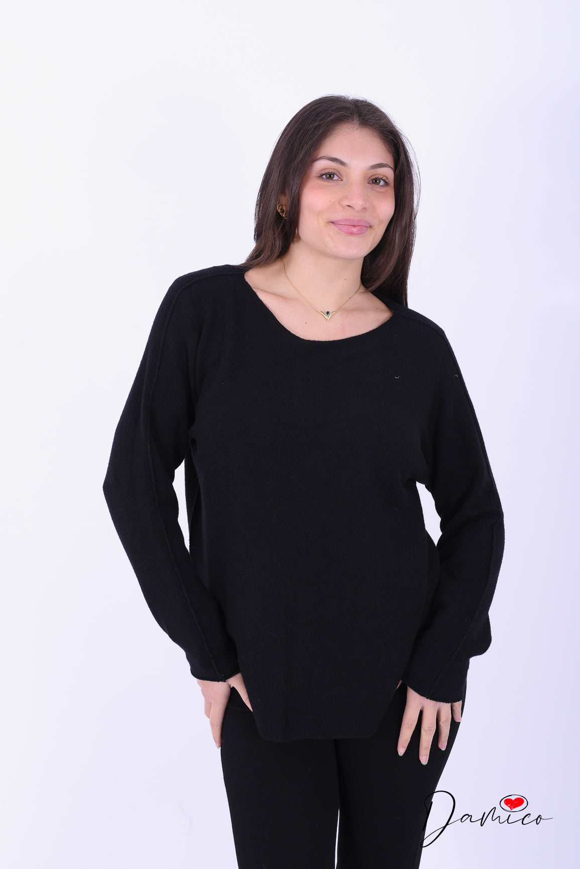 Maglia maglina scollo a barca