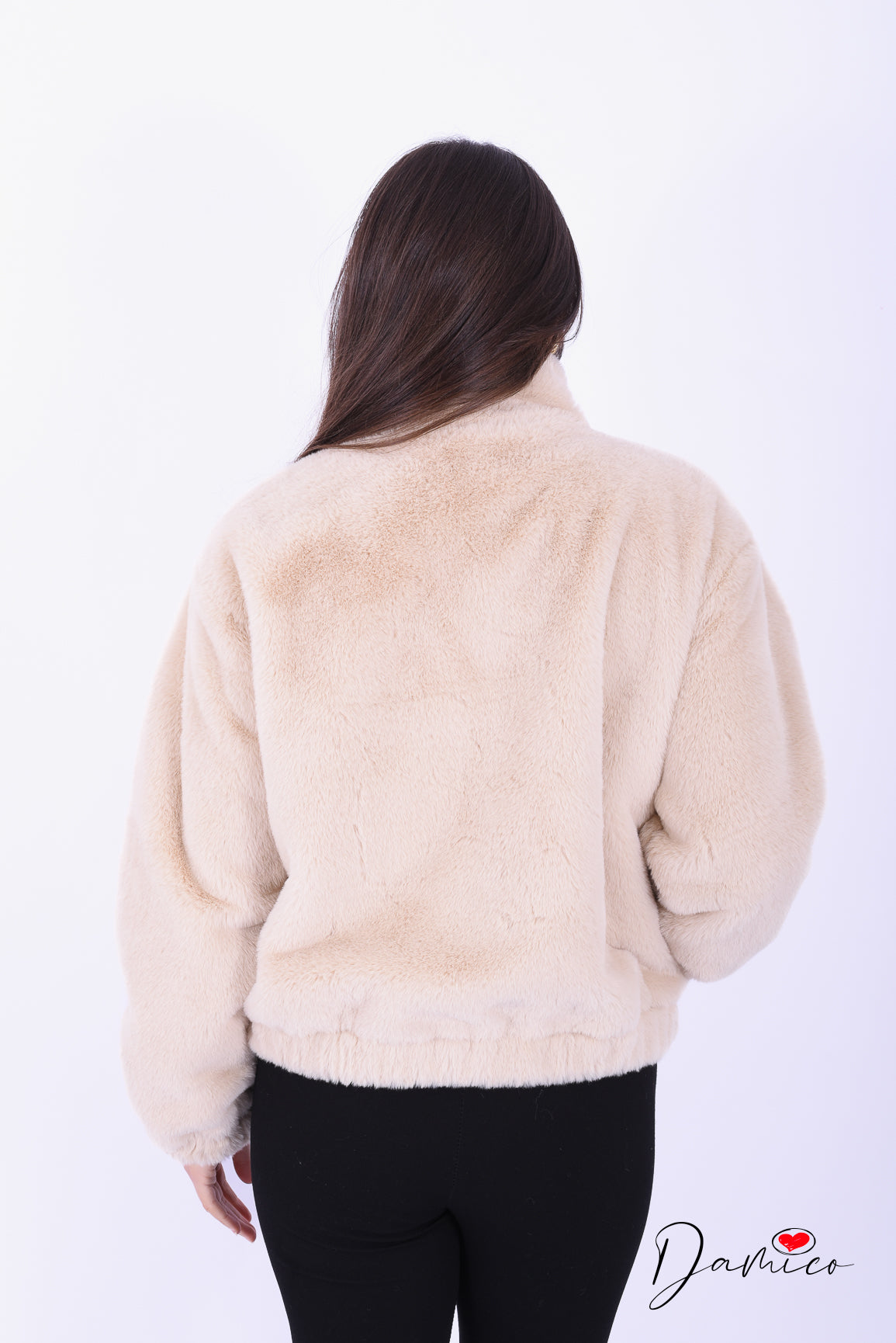 Giacca over peluche