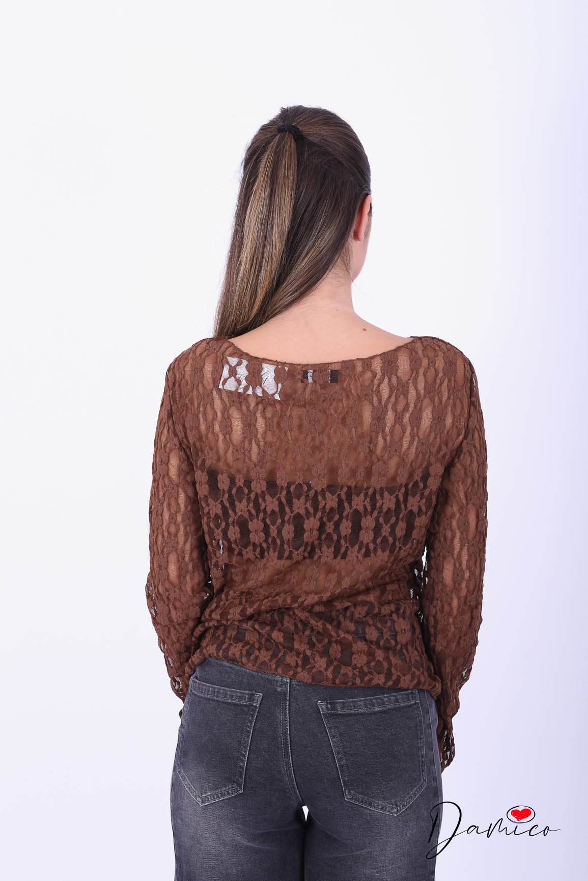 Maglia pizzo bubble