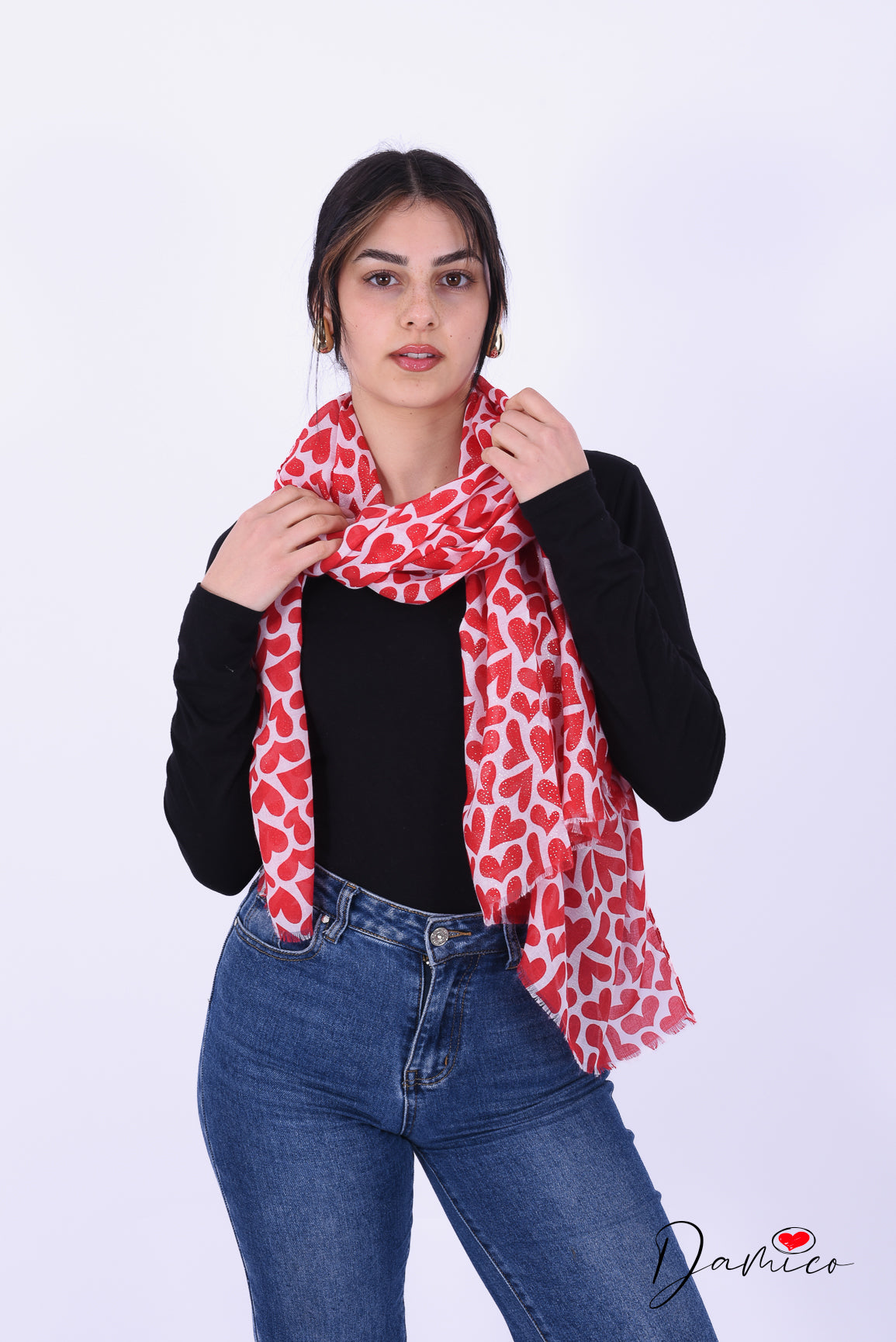 Pashmina cuori