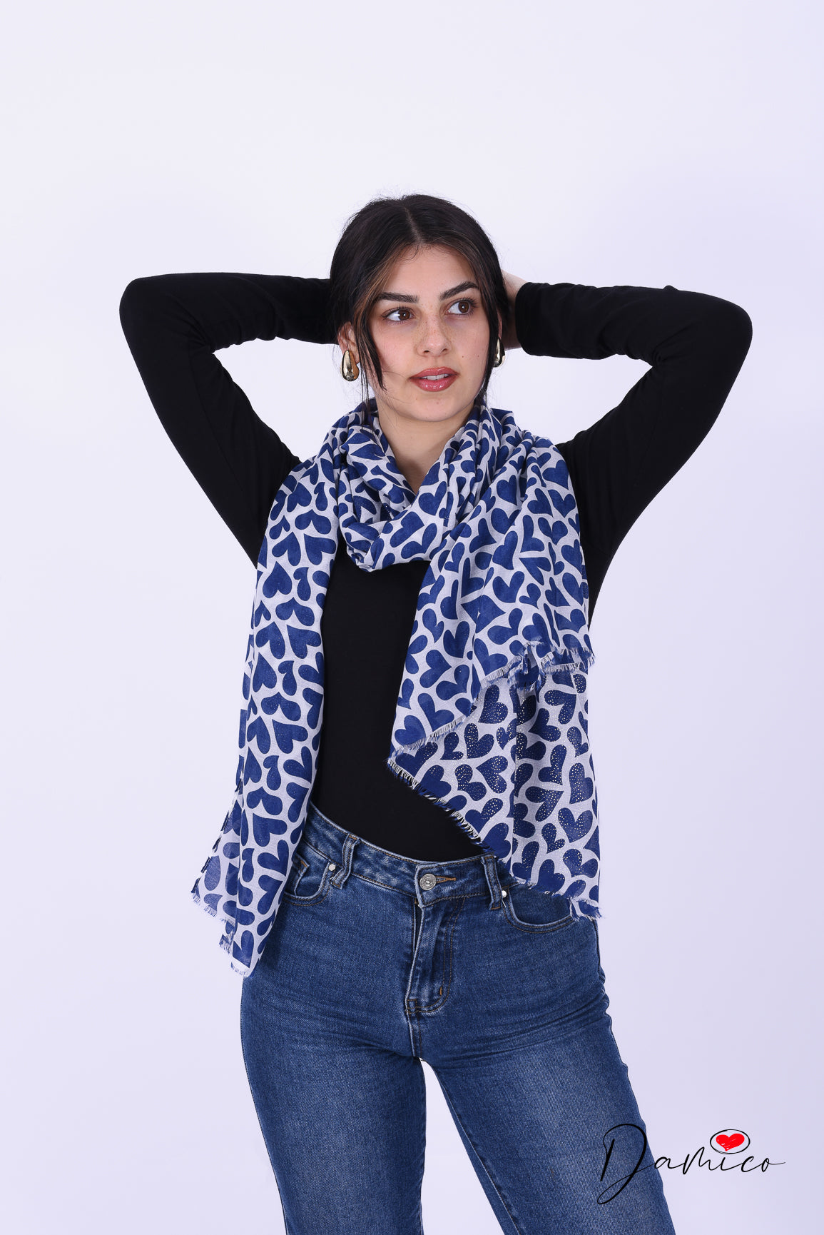 Pashmina cuori