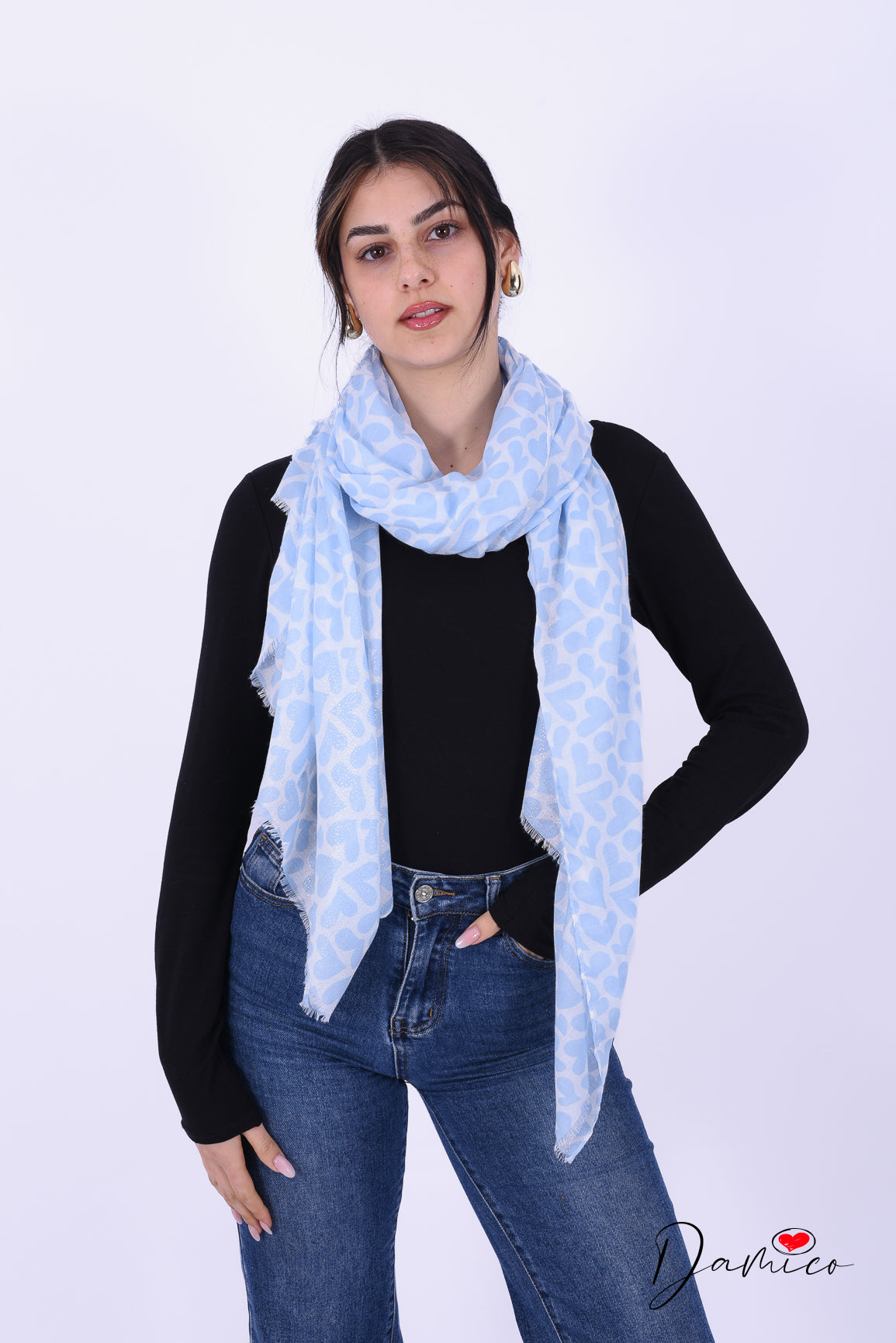 Pashmina cuori
