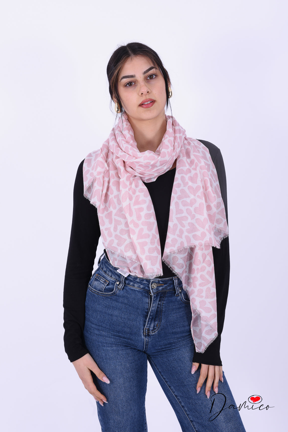 Pashmina cuori