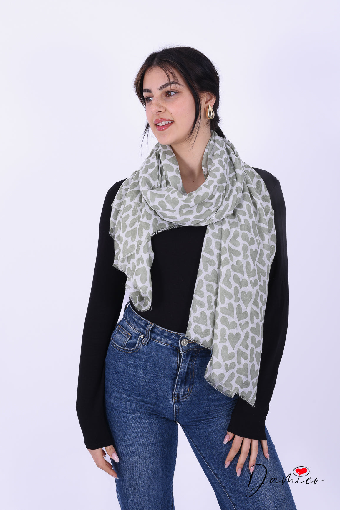 Pashmina cuori