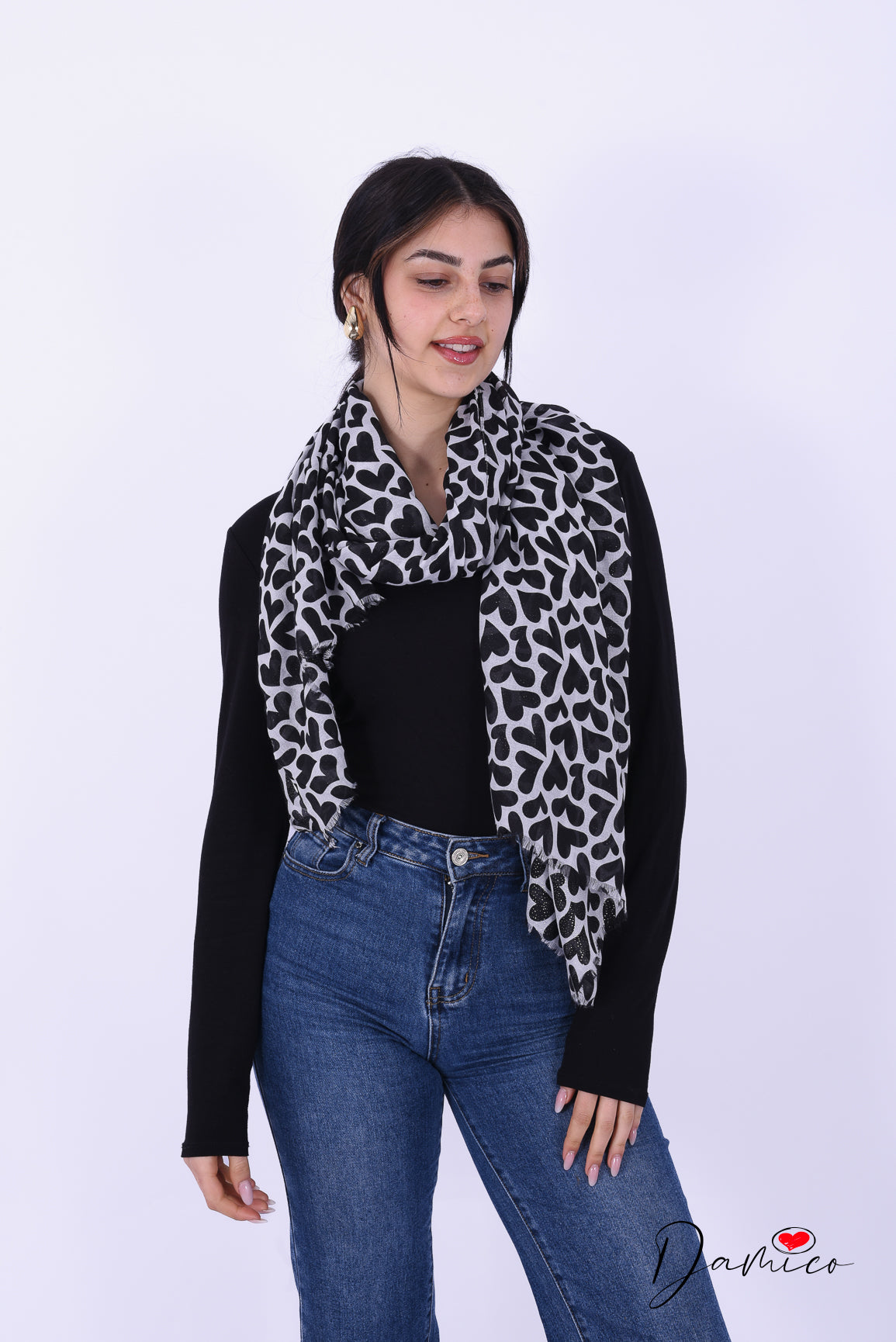 Pashmina cuori