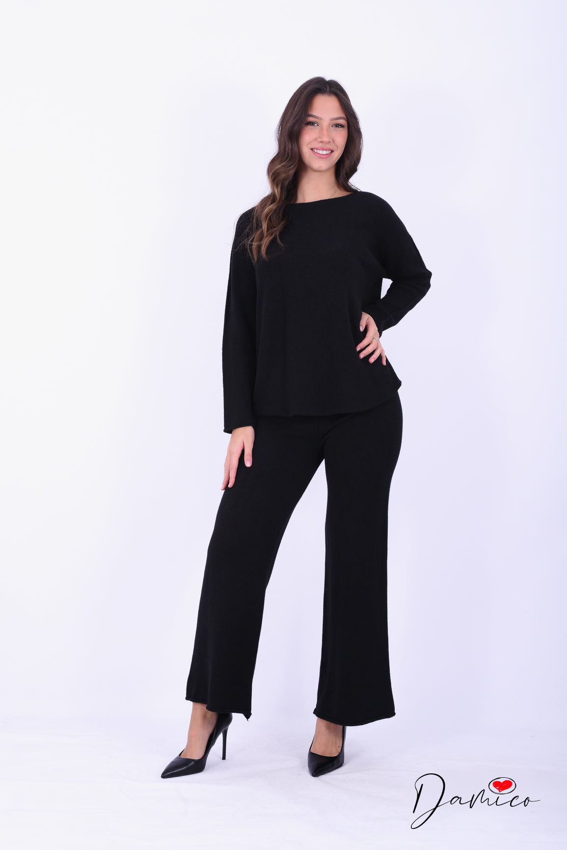 Coordinato maglia girocollo