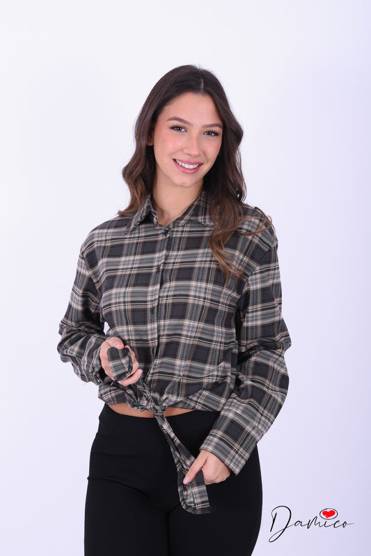 Camicia nodo Tartan
