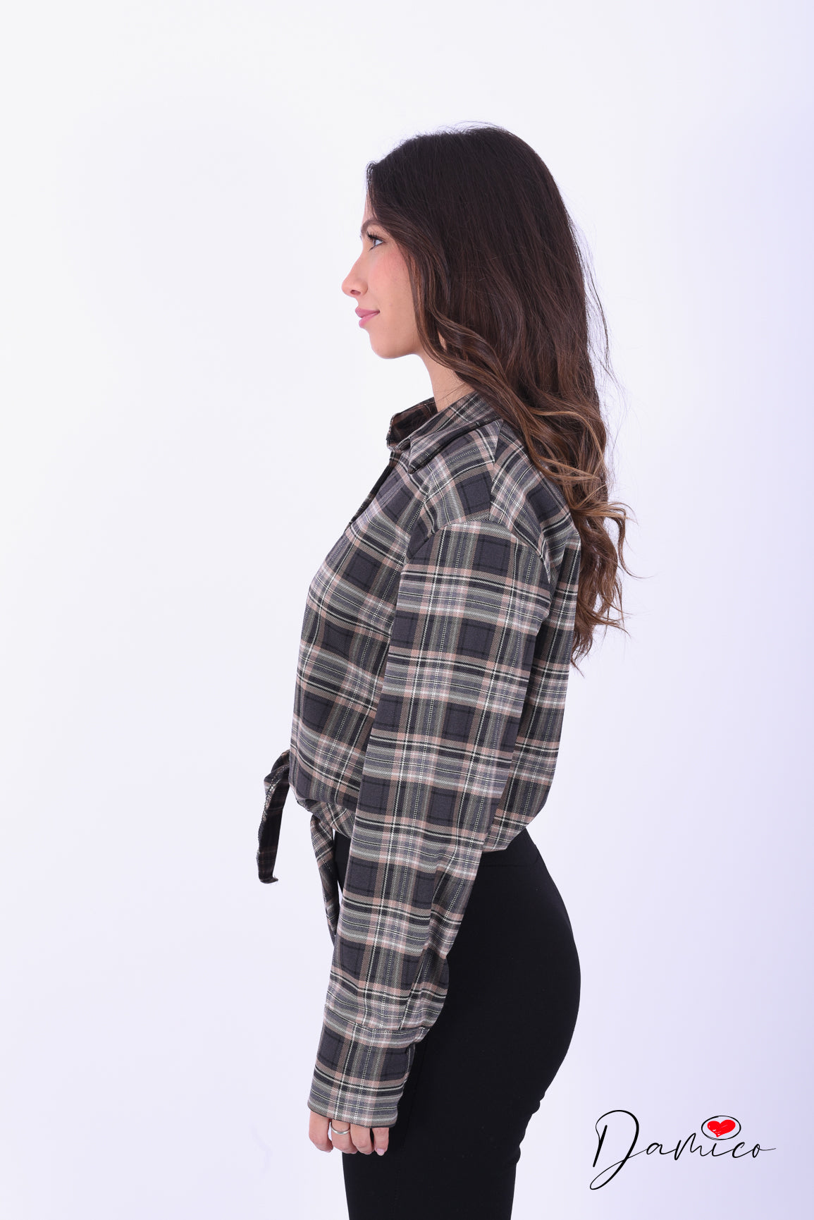 Camicia nodo Tartan