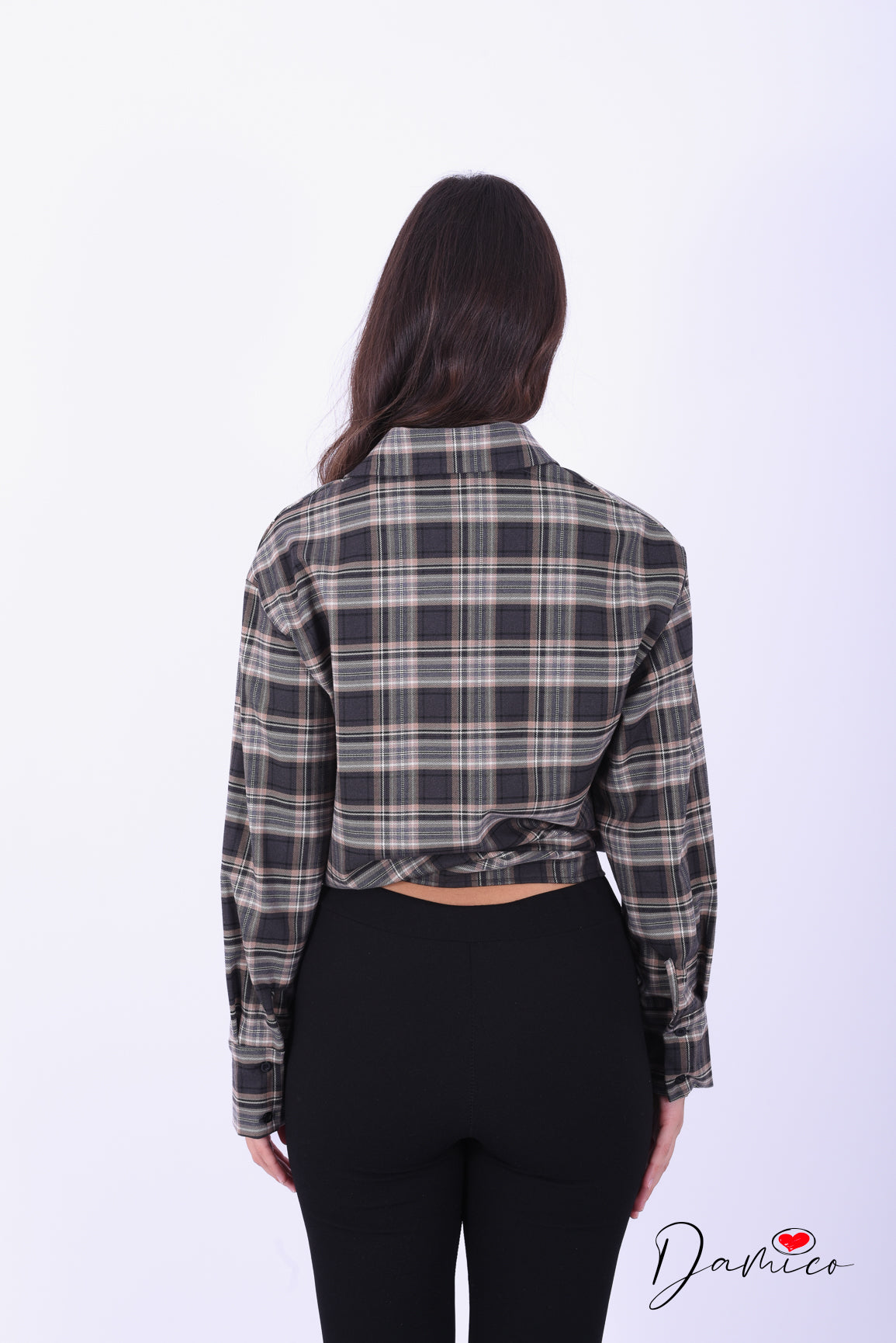 Camicia nodo Tartan