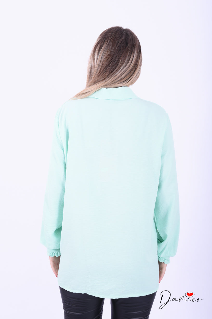 Camicia con rouches