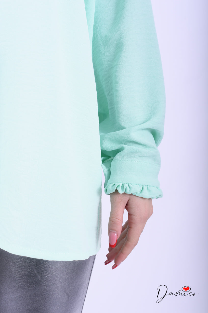 Camicia con rouches