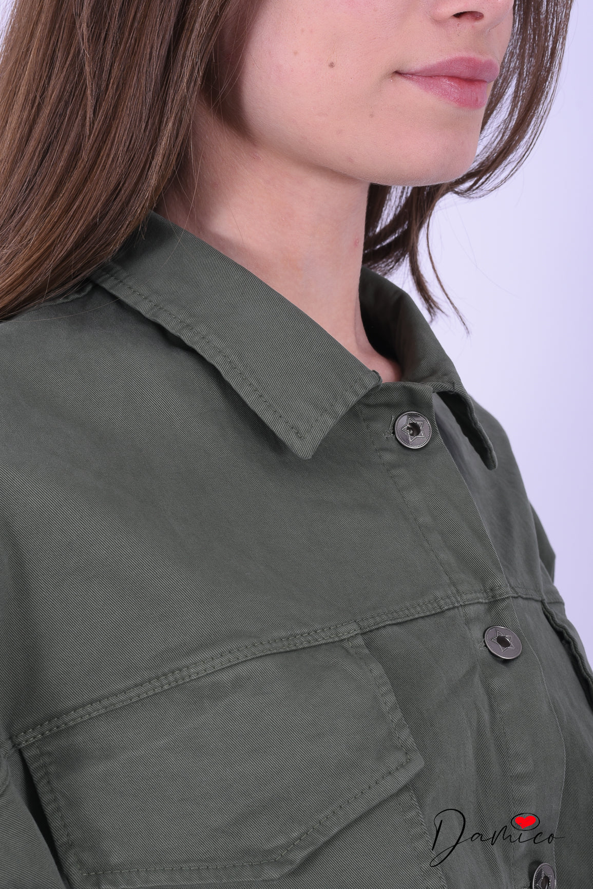 Giacca over doppio tascone