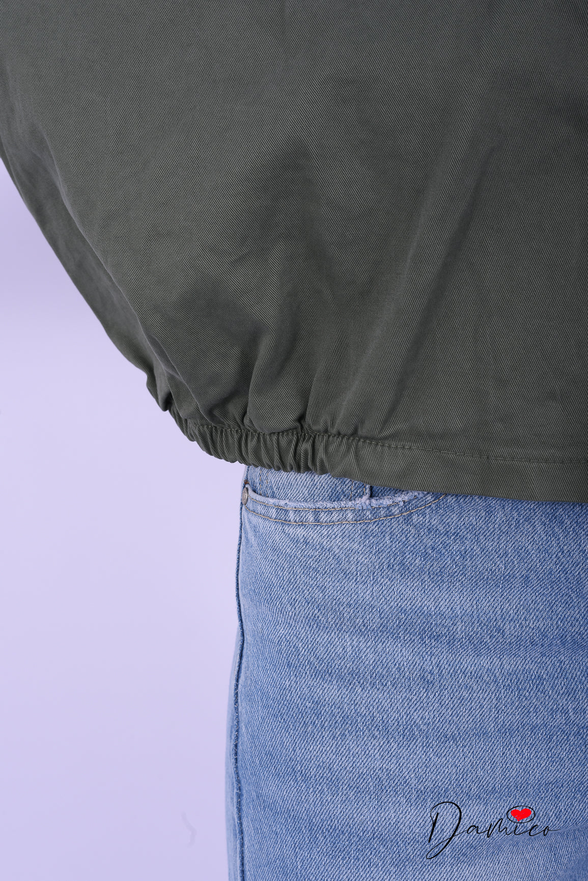 Giacca over doppio tascone