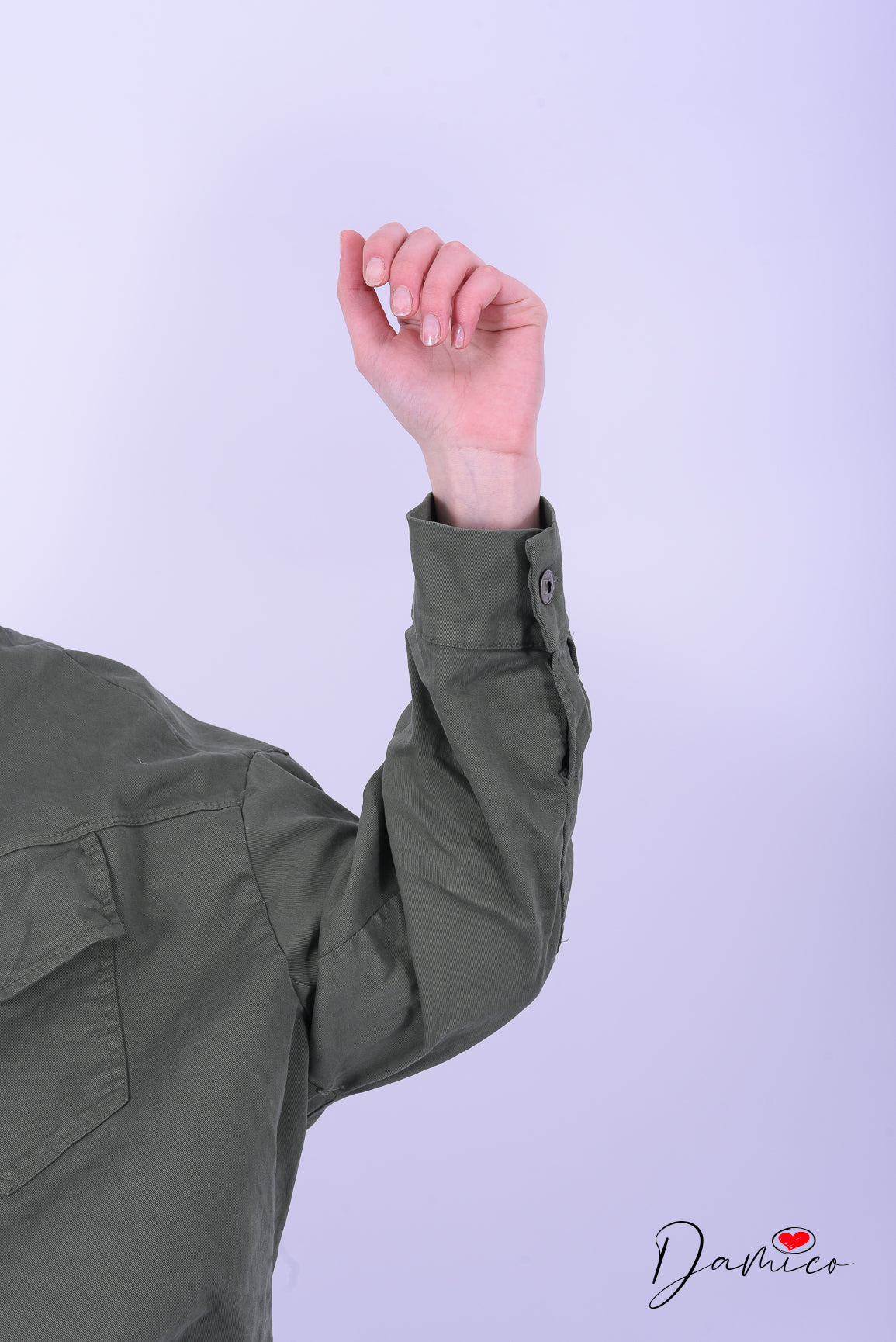 Giacca over doppio tascone