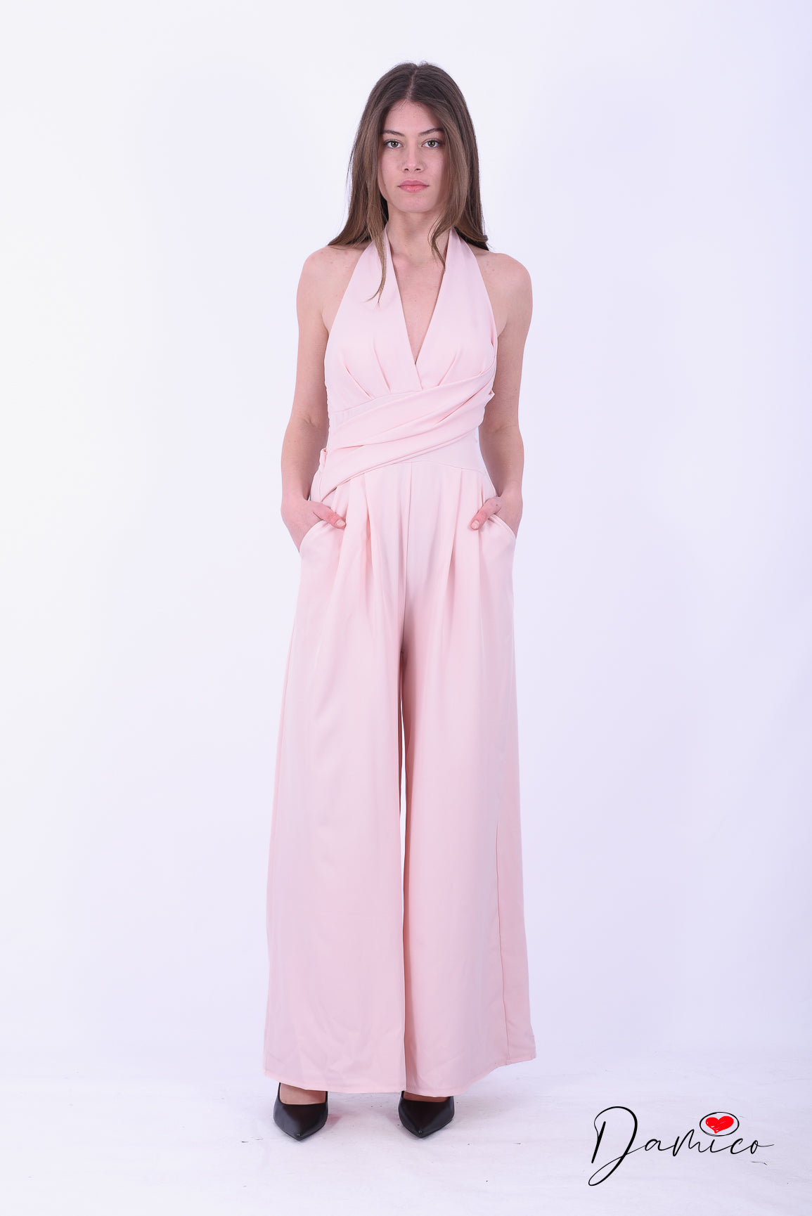 Jumpsuite backless palazzo