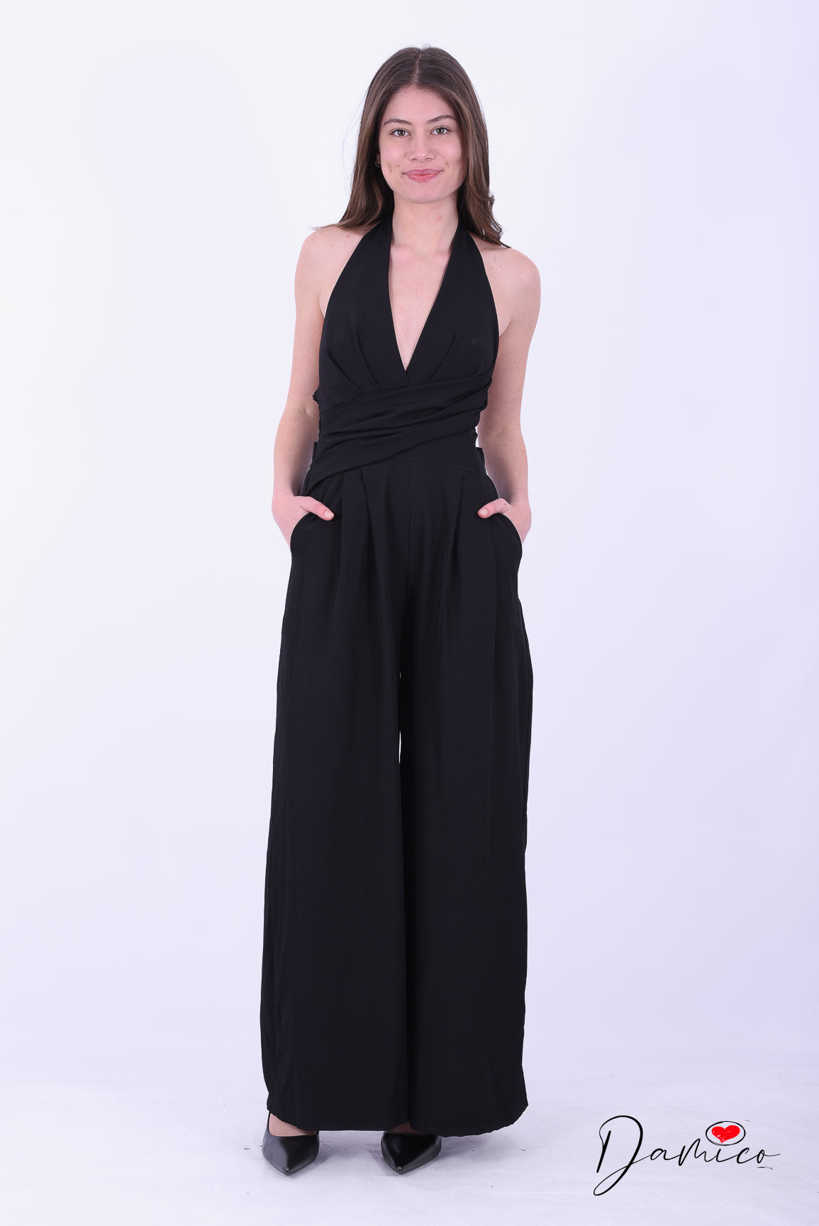 Jumpsuite backless palazzo