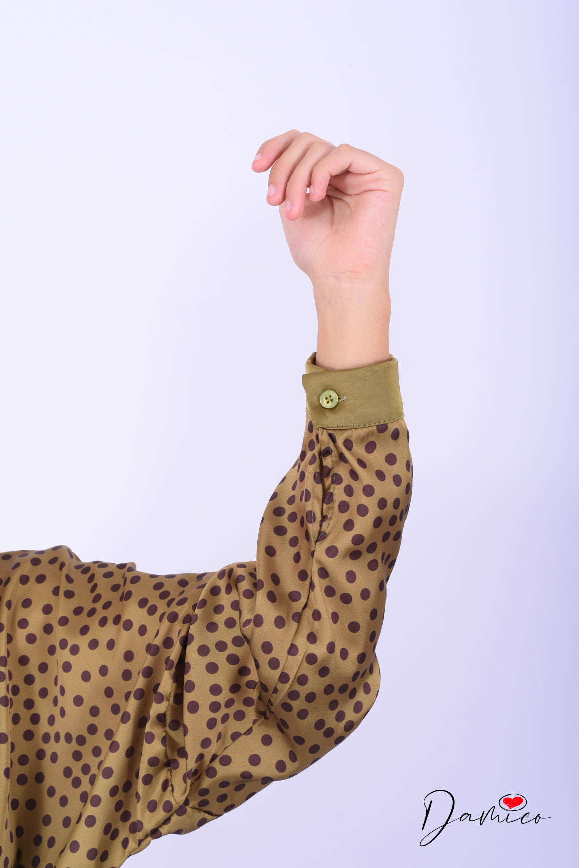 Camicia satin pois