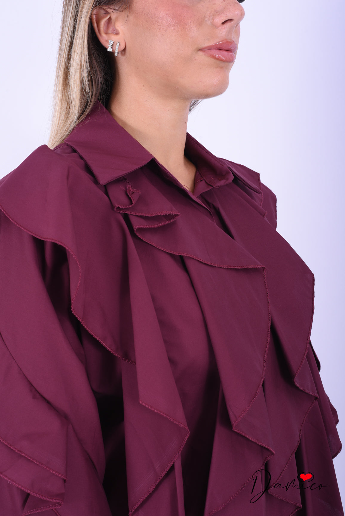 Camicia multivolant