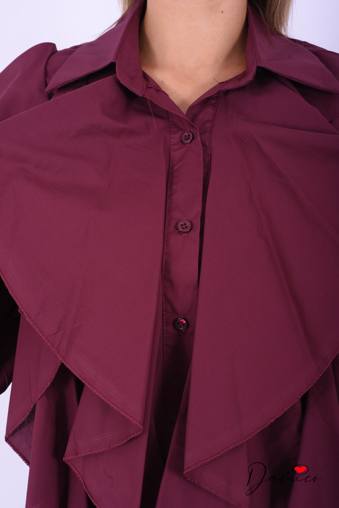 Camicia multivolant