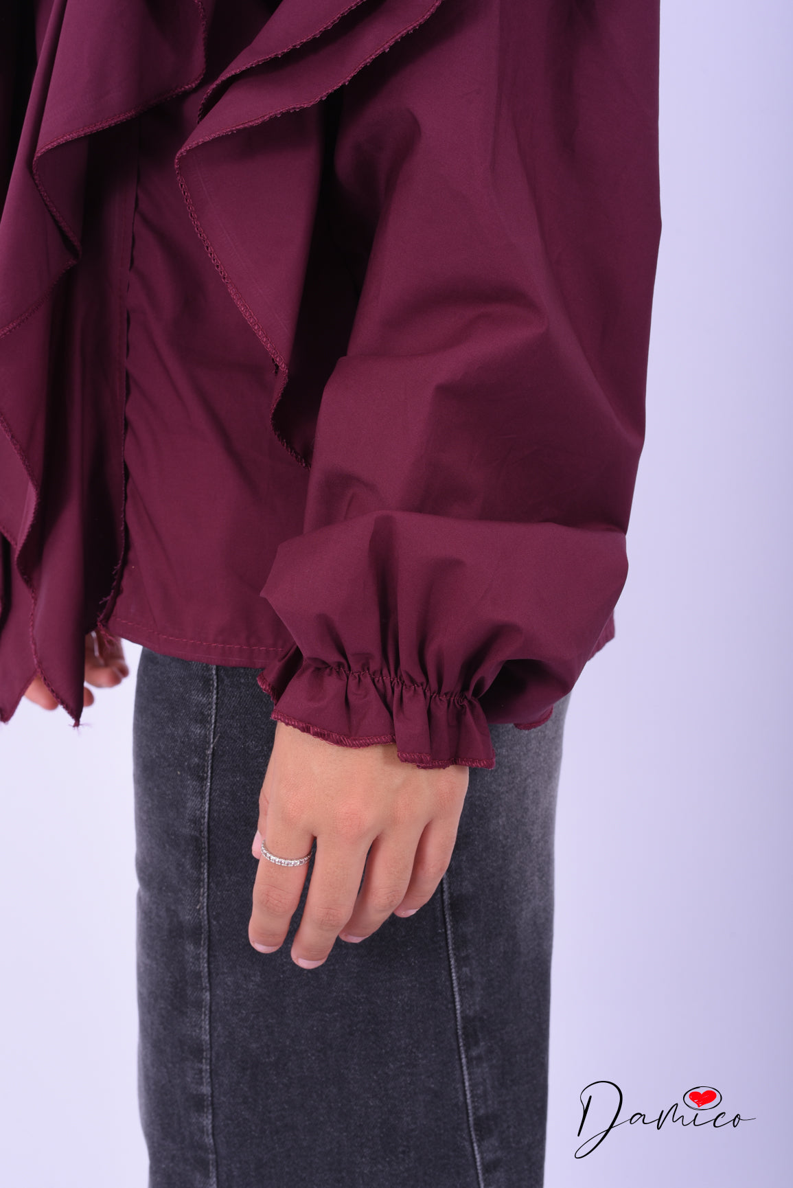 Camicia multivolant