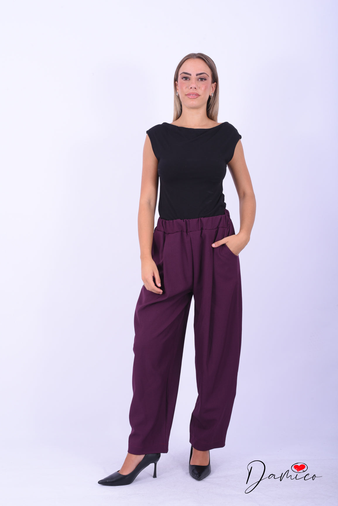 Pantaloni pinces xcpois