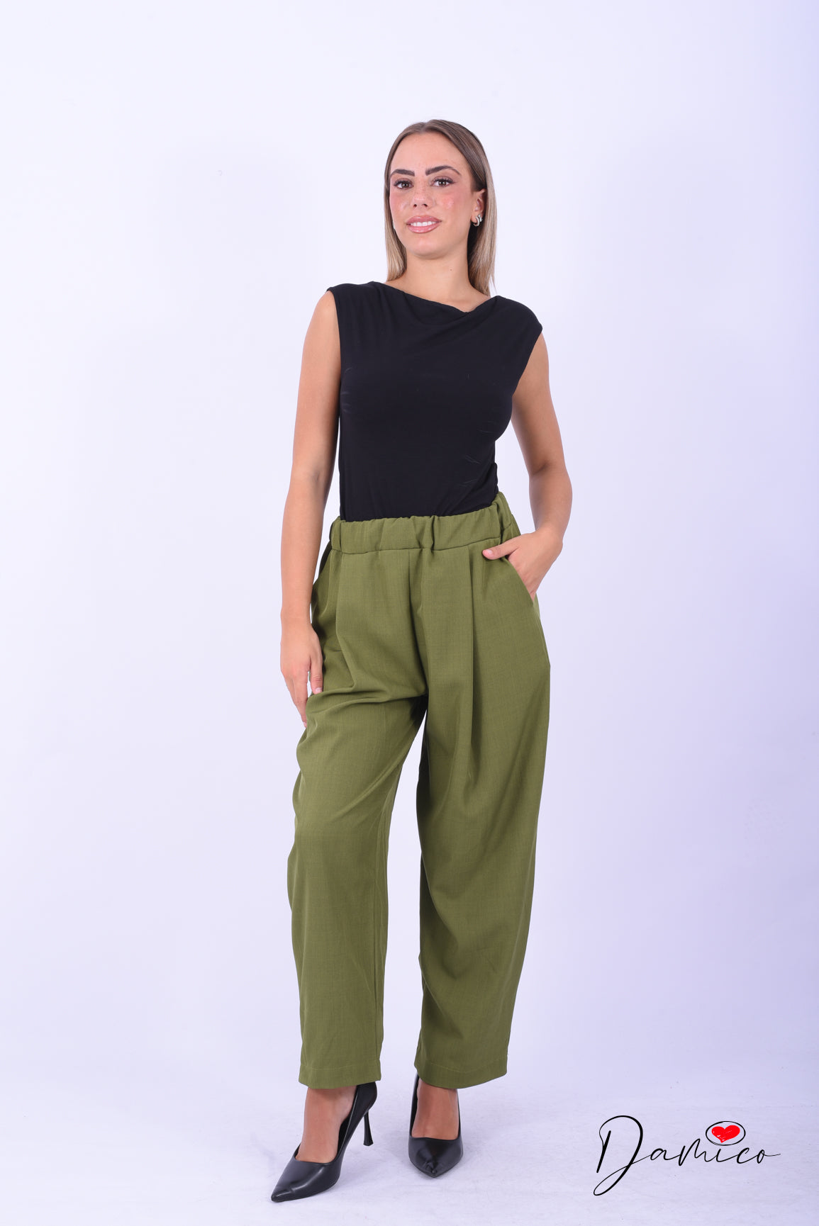 Pantaloni pinces xcpois
